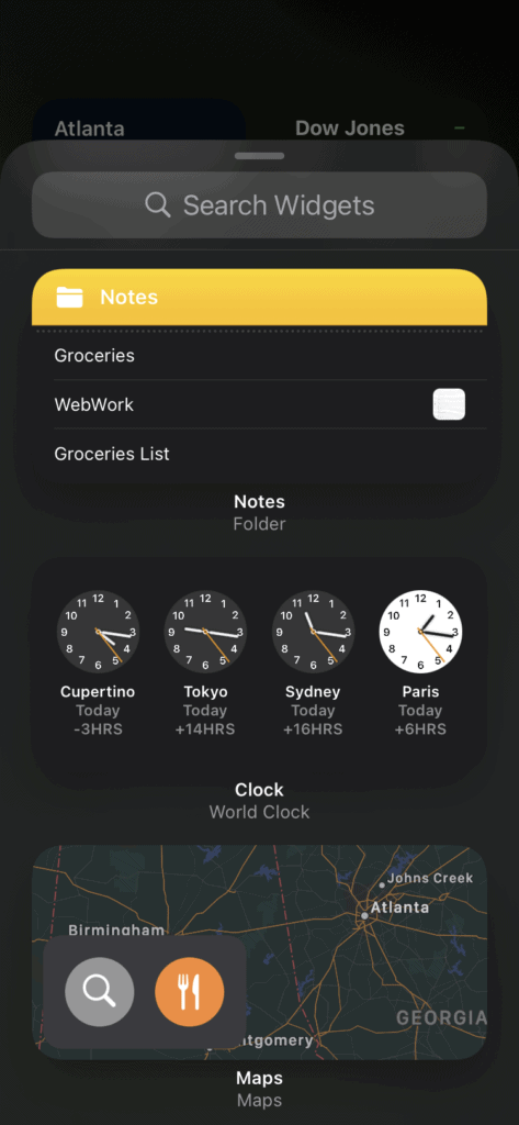 iphone widgets ios 14